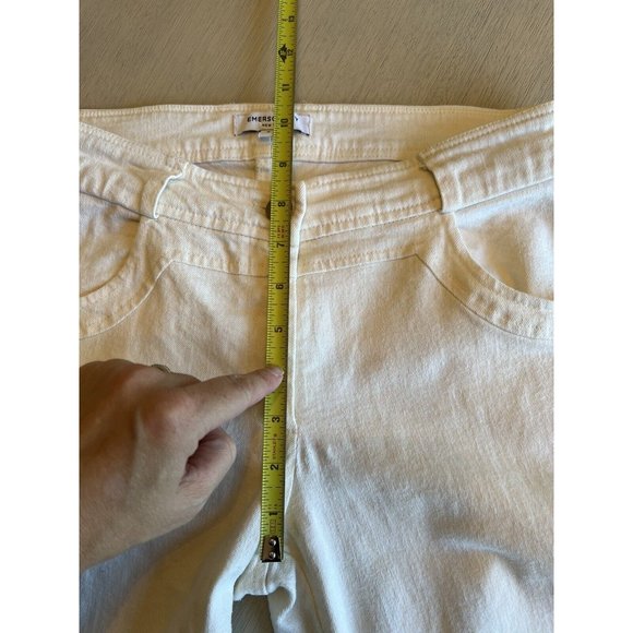 Emerson‎ Fry Mick White Ankle Zipper Jeans Size 6 - Picture 16 of 16